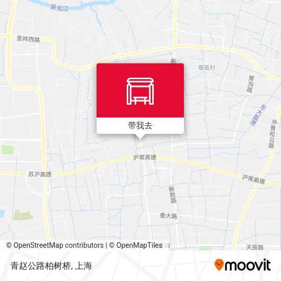 青赵公路柏树桥地图
