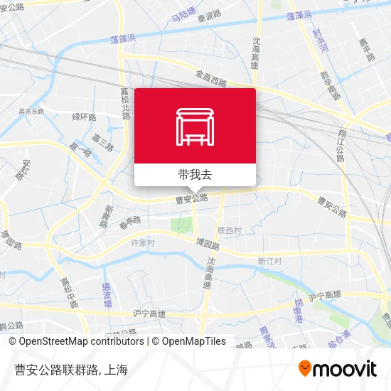 曹安公路联群路地图