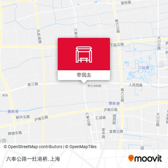 六奉公路一灶港桥地图