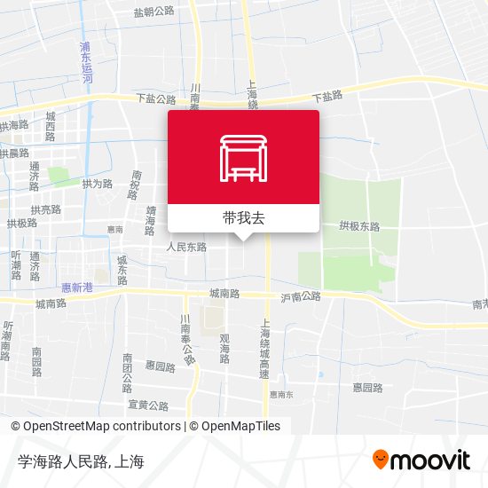 学海路人民路地图