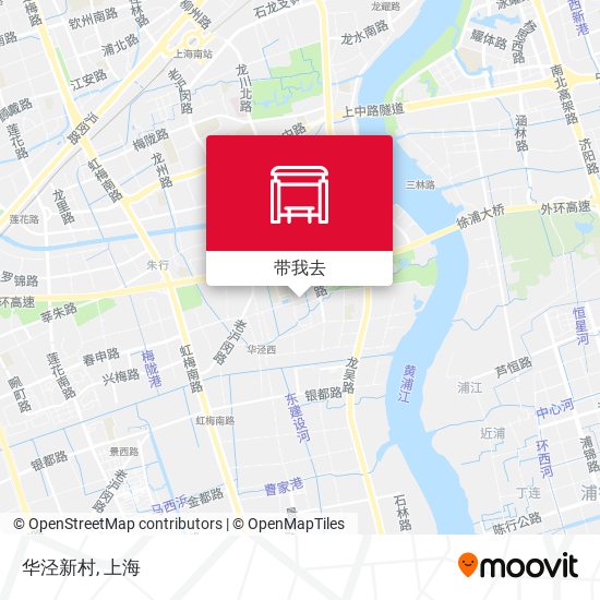 华泾新村地图