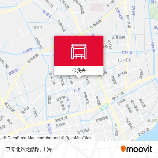 卫零北路龙皓路地图