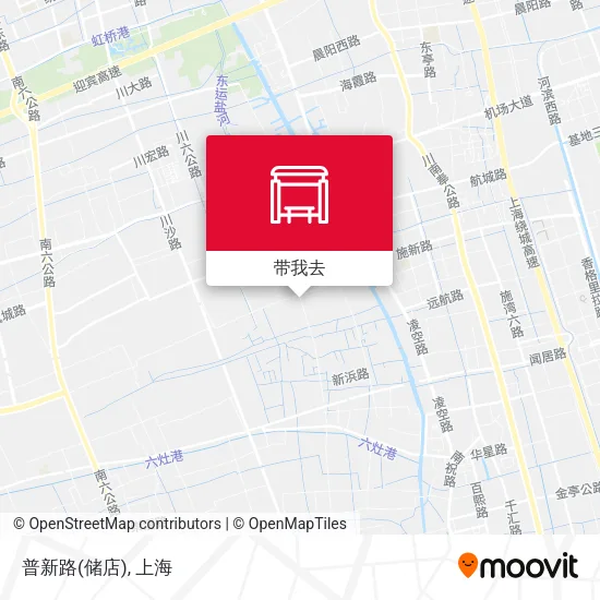 普新路(储店)地图