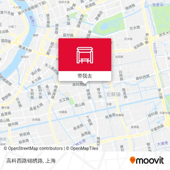 高科西路锦绣路地图
