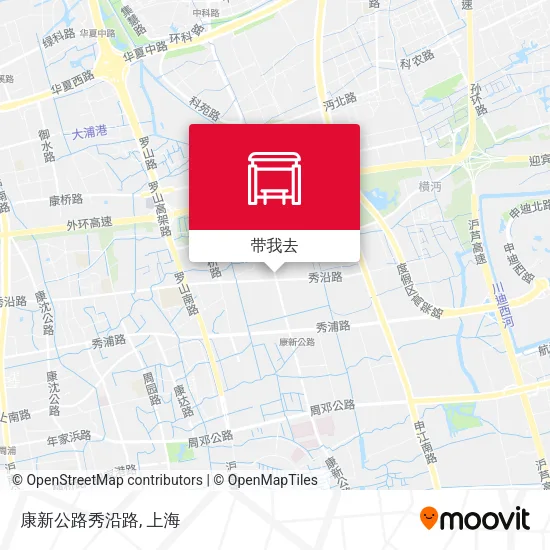 康新公路秀沿路地图