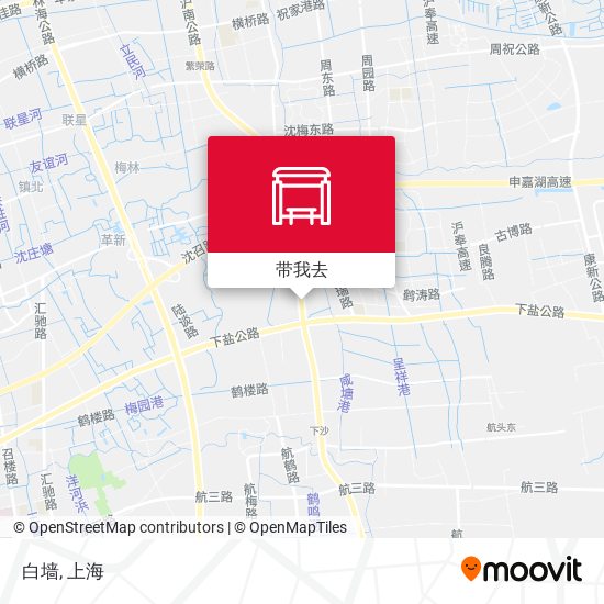 白墙地图