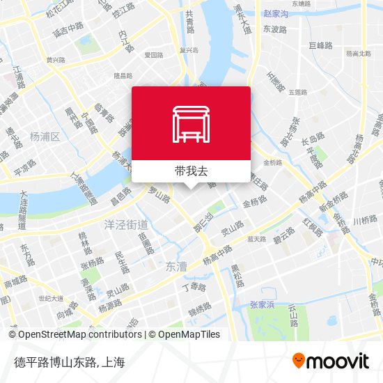 德平路博山东路地图