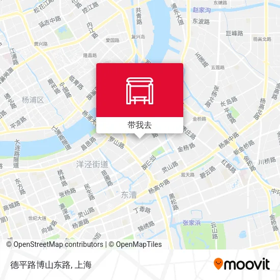 德平路博山东路地图