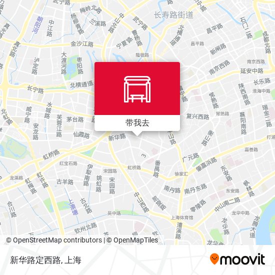 新华路定西路地图