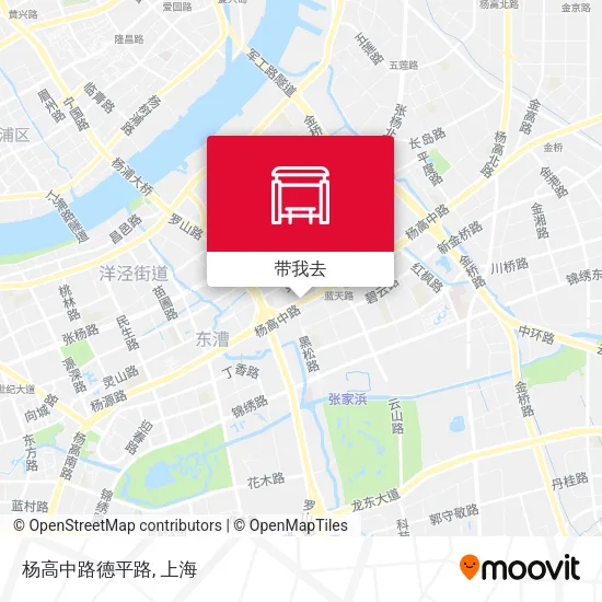 杨高中路德平路地图