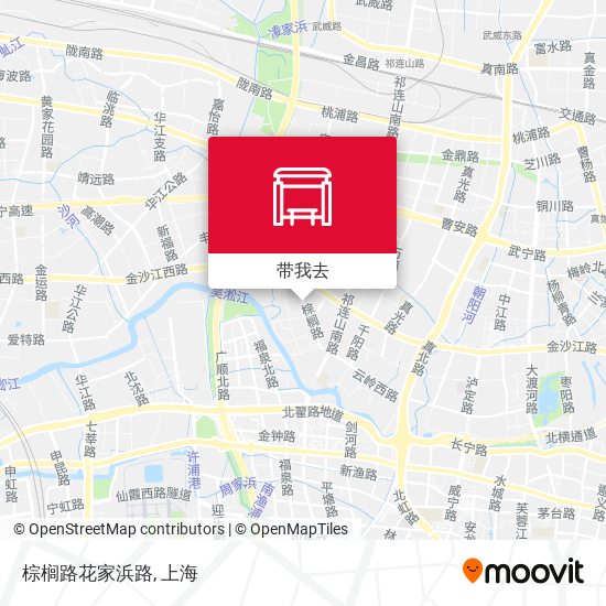 棕榈路花家浜路地图