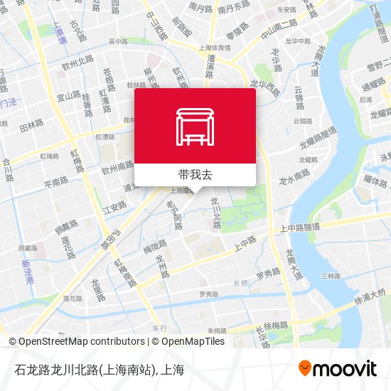 石龙路龙川北路(上海南站)地图