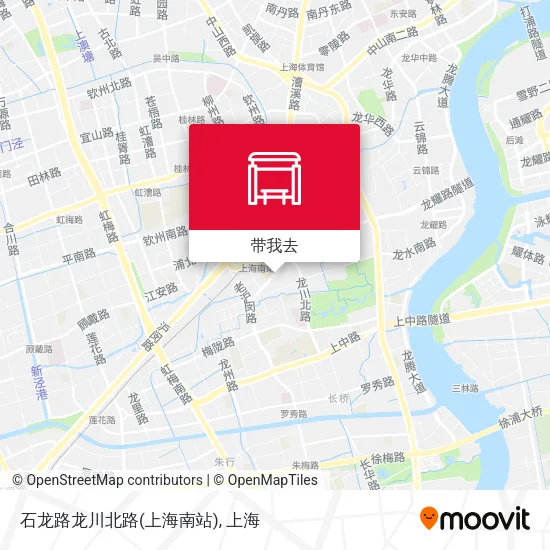 石龙路龙川北路(上海南站)地图