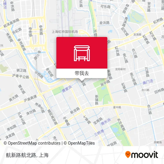航新路航北路地图