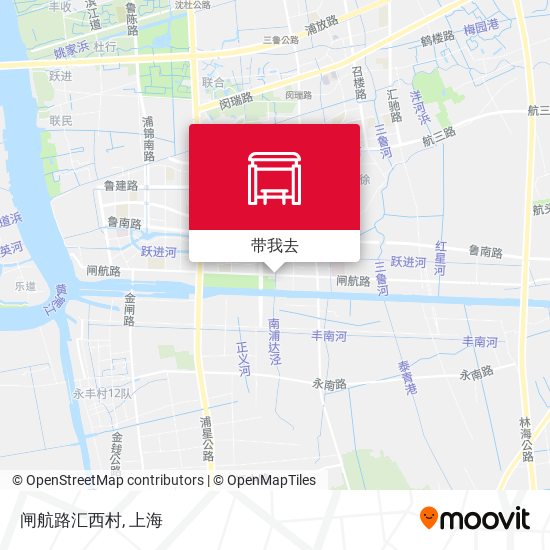 闸航路汇西村地图