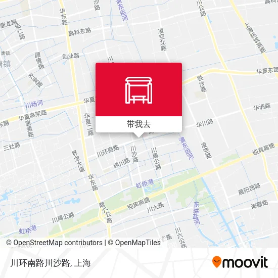 川环南路川沙路地图