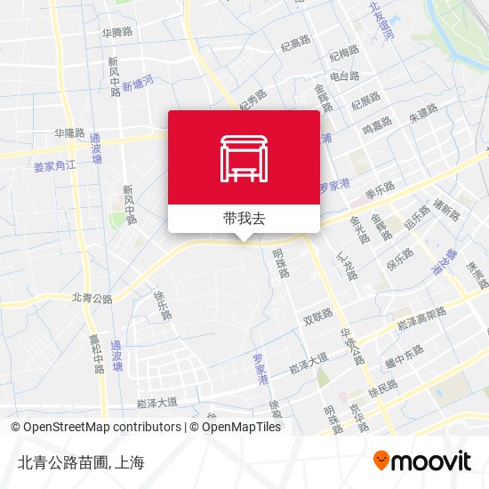 北青公路苗圃地图