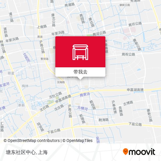 塘东社区中心地图