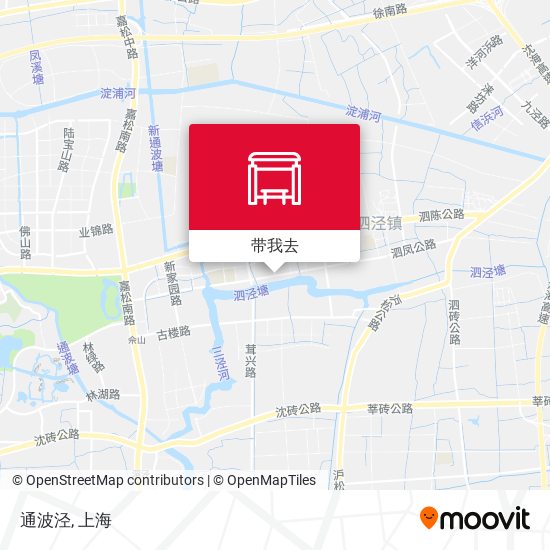 通波泾地图