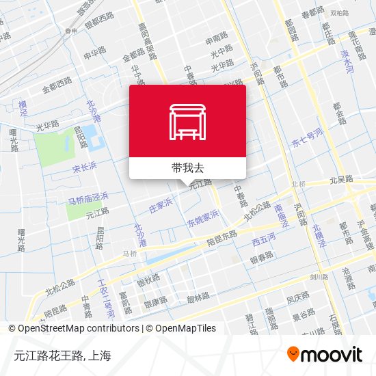 元江路花王路地图