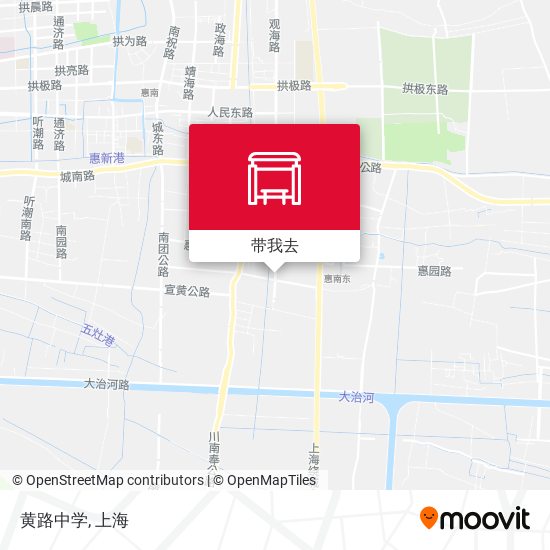 黄路中学地图