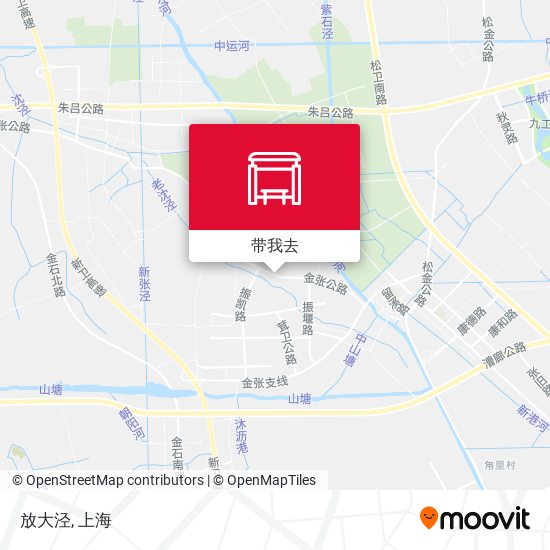 放大泾地图