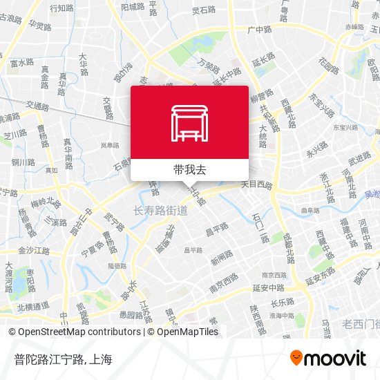 普陀路江宁路地图