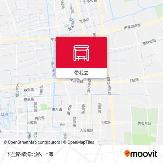 下盐路靖海北路地图