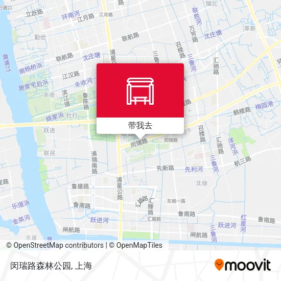 闵瑞路森林公园地图