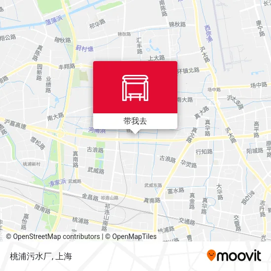 桃浦污水厂地图