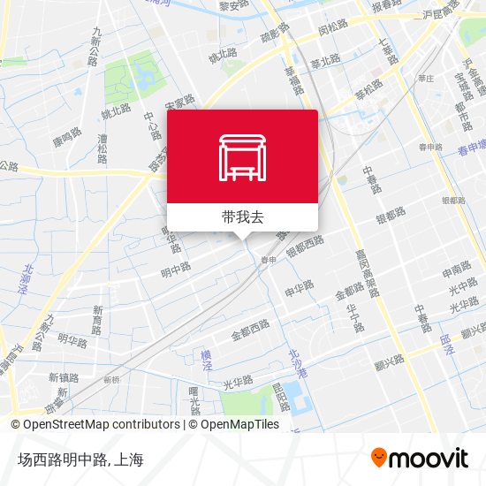 场西路明中路地图