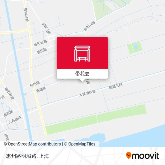 惠州路明城路地图