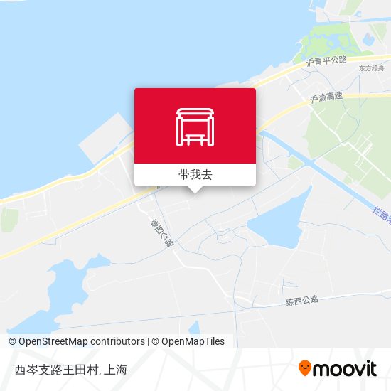 西岑支路王田村地图