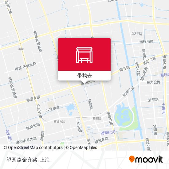 望园路金齐路地图