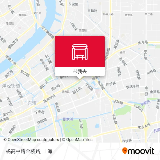 杨高中路金桥路地图