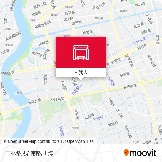 三林路灵岩南路地图