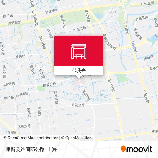 康新公路周邓公路地图