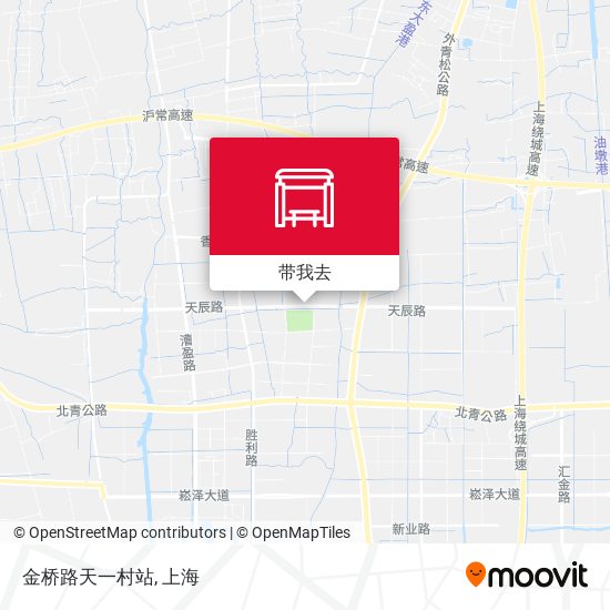 金桥路天一村站地图