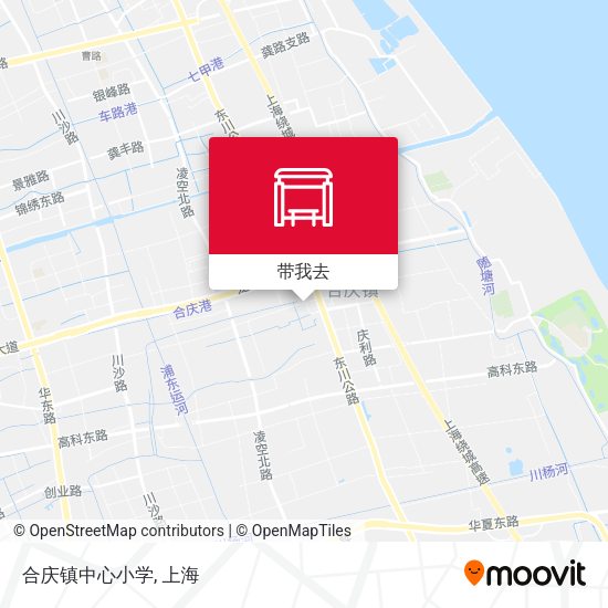 合庆镇中心小学地图