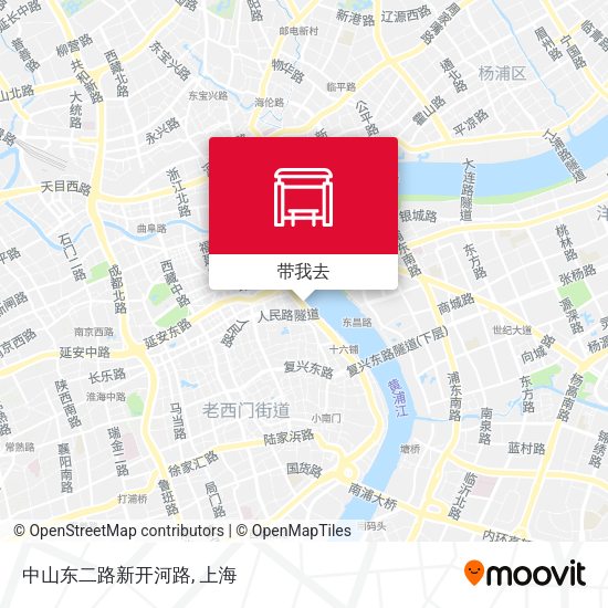 中山东二路新开河路地图