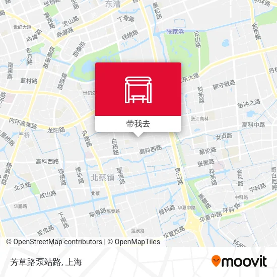 芳草路泵站路地图