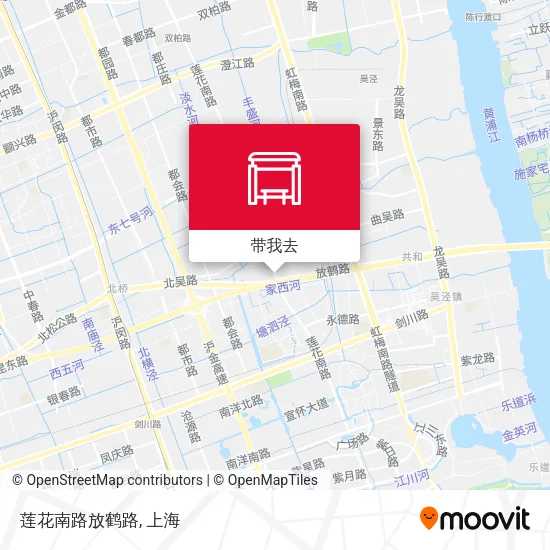 莲花南路放鹤路地图