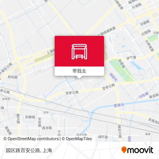 园区路百安公路地图