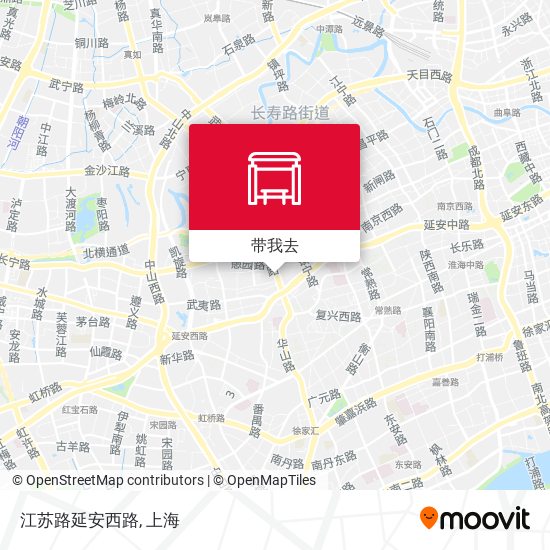江苏路延安西路地图