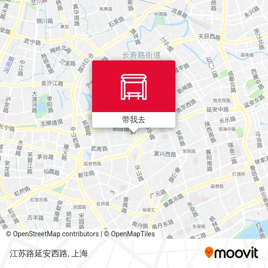 江苏路延安西路地图