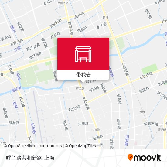 呼兰路共和新路地图