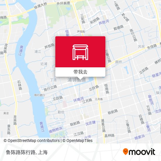 鲁陈路陈行路地图