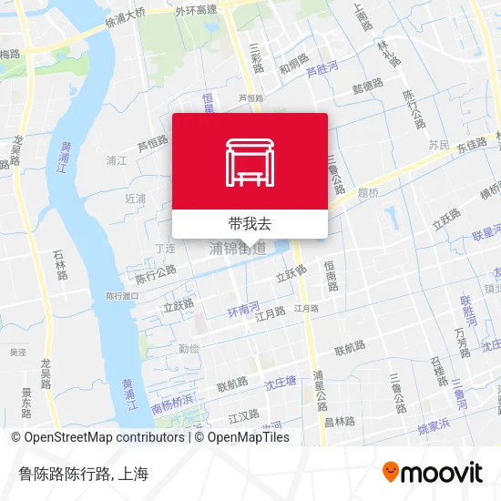 鲁陈路陈行路地图