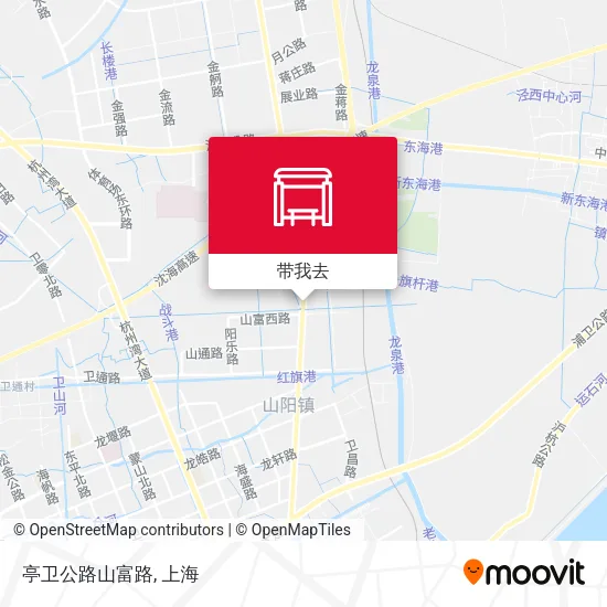 亭卫公路山富路地图