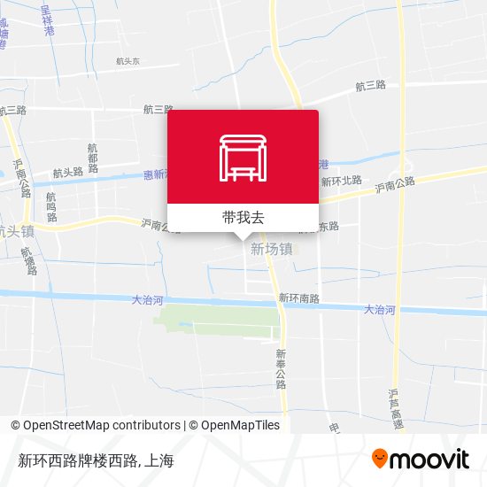 新环西路牌楼西路地图